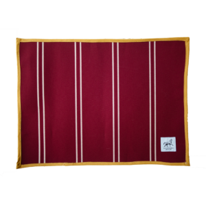 Mantel Individual Rayas Rojas