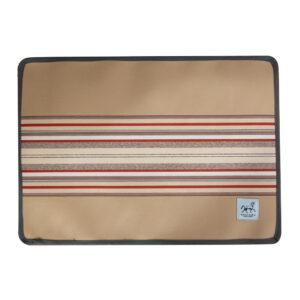 Mantel Individual Rayas Crema